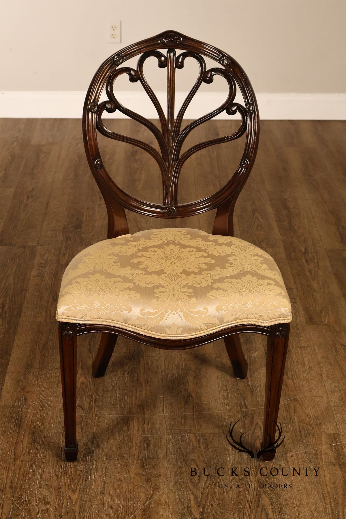 Bevan Funnell Adam Style Set of Eight Mahogany Dining Chairs