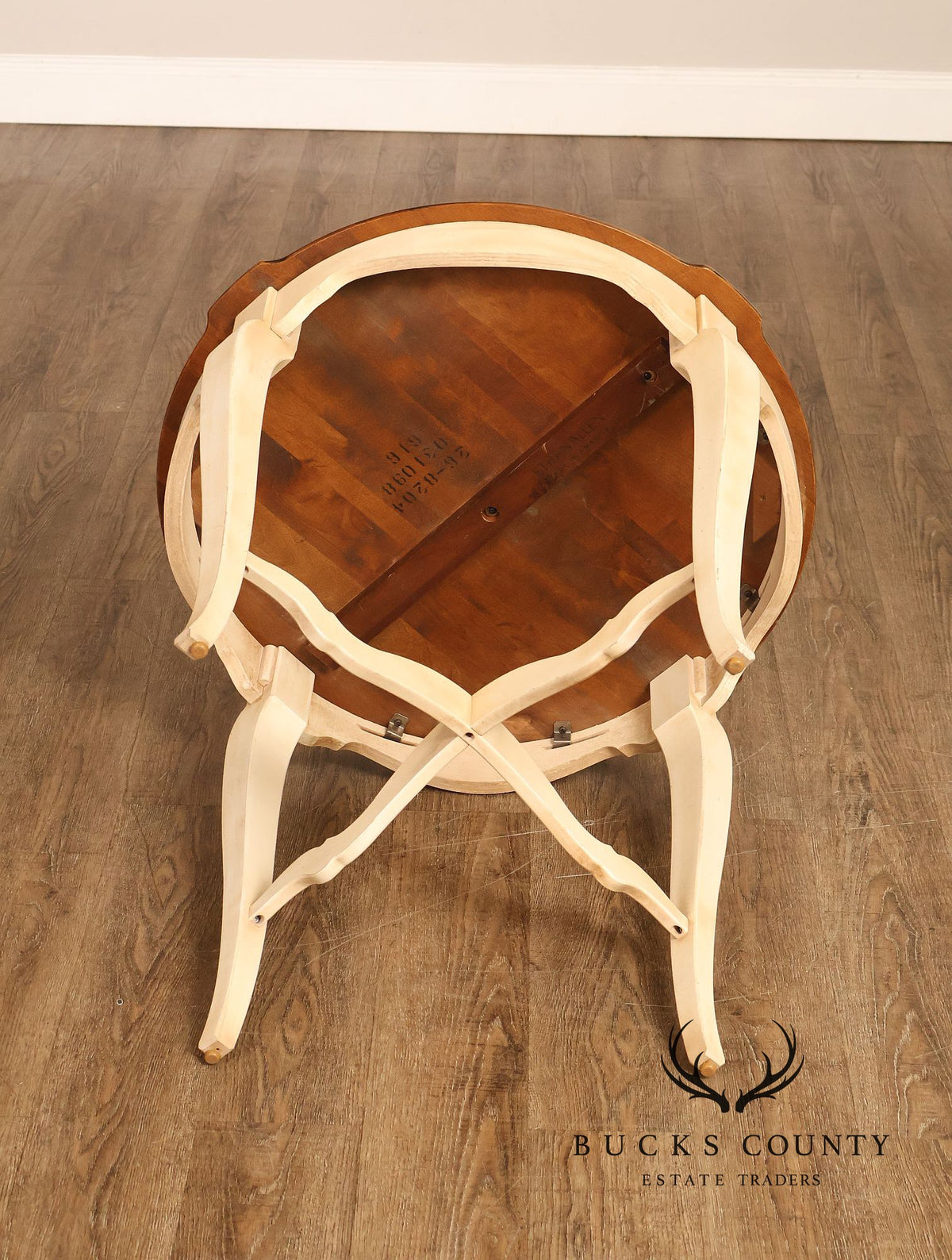 Ethan Allen French Country Round Accent Side Table