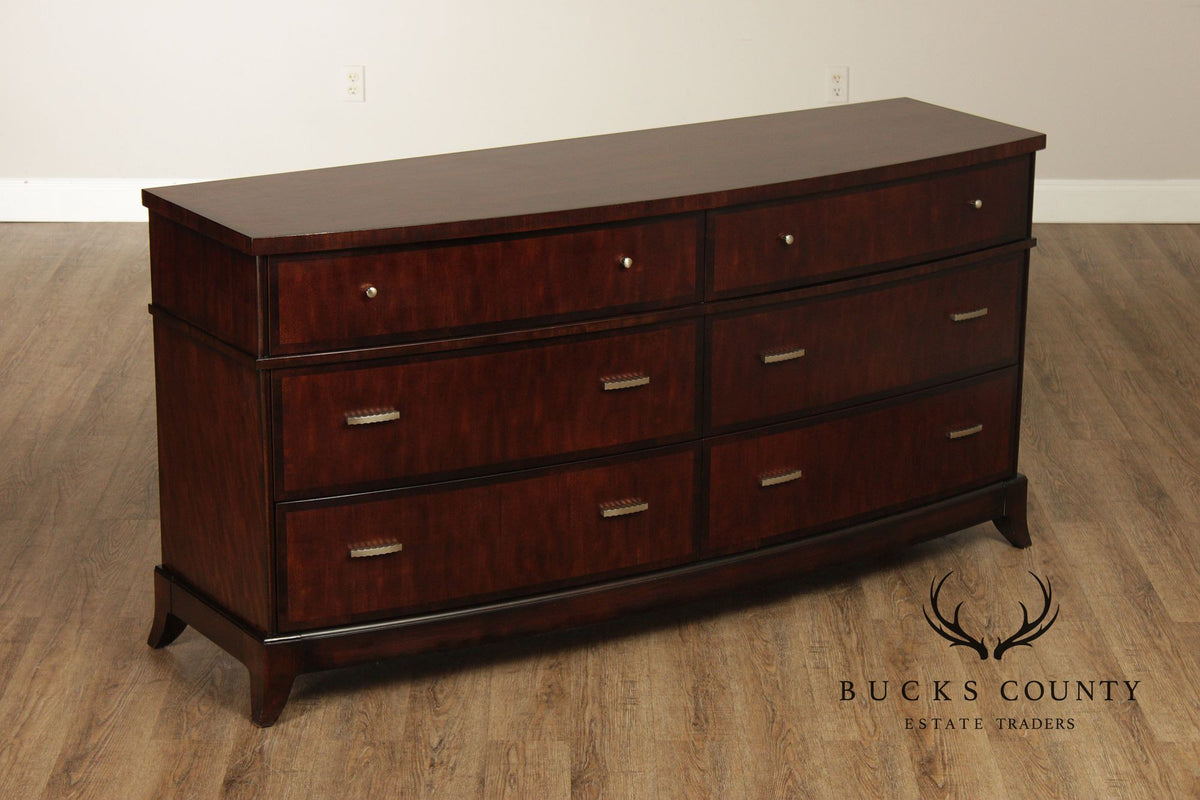 Hickory White Contemporary Bowfront Chest of Drawers