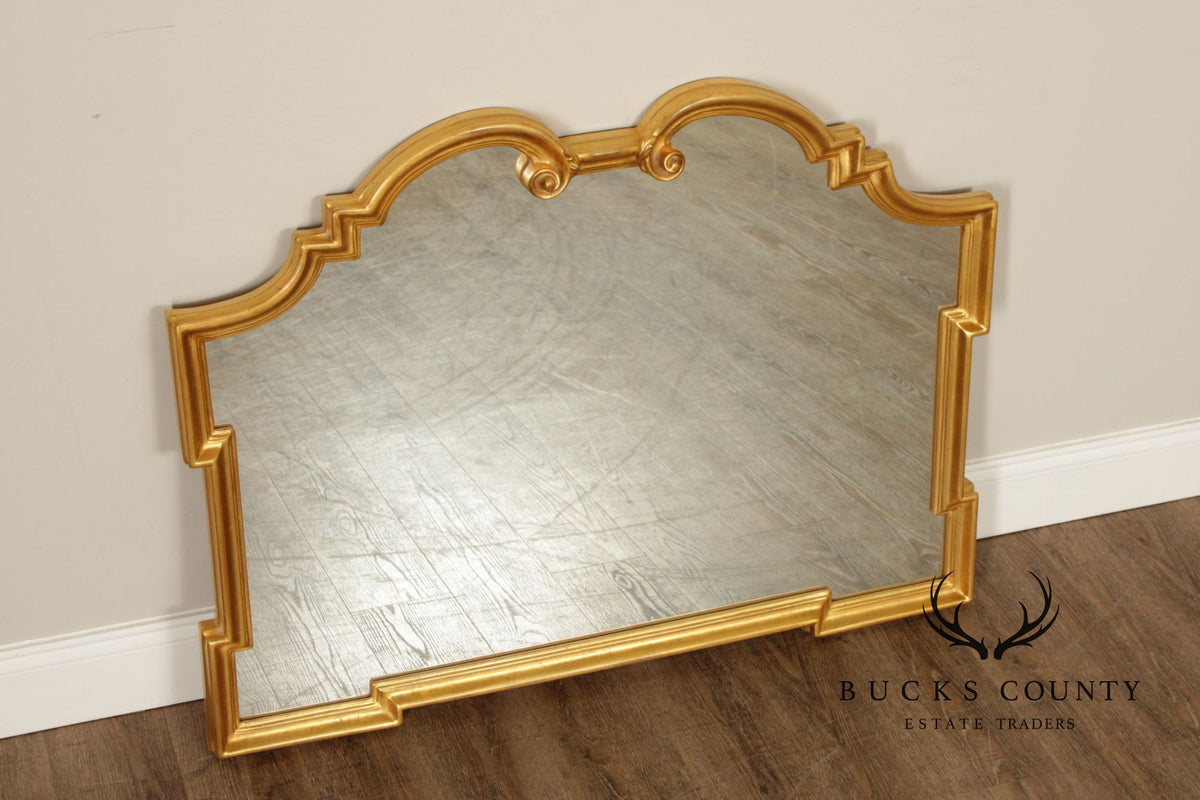 Hollywood Regency Style Scrollwork Wall Mirror