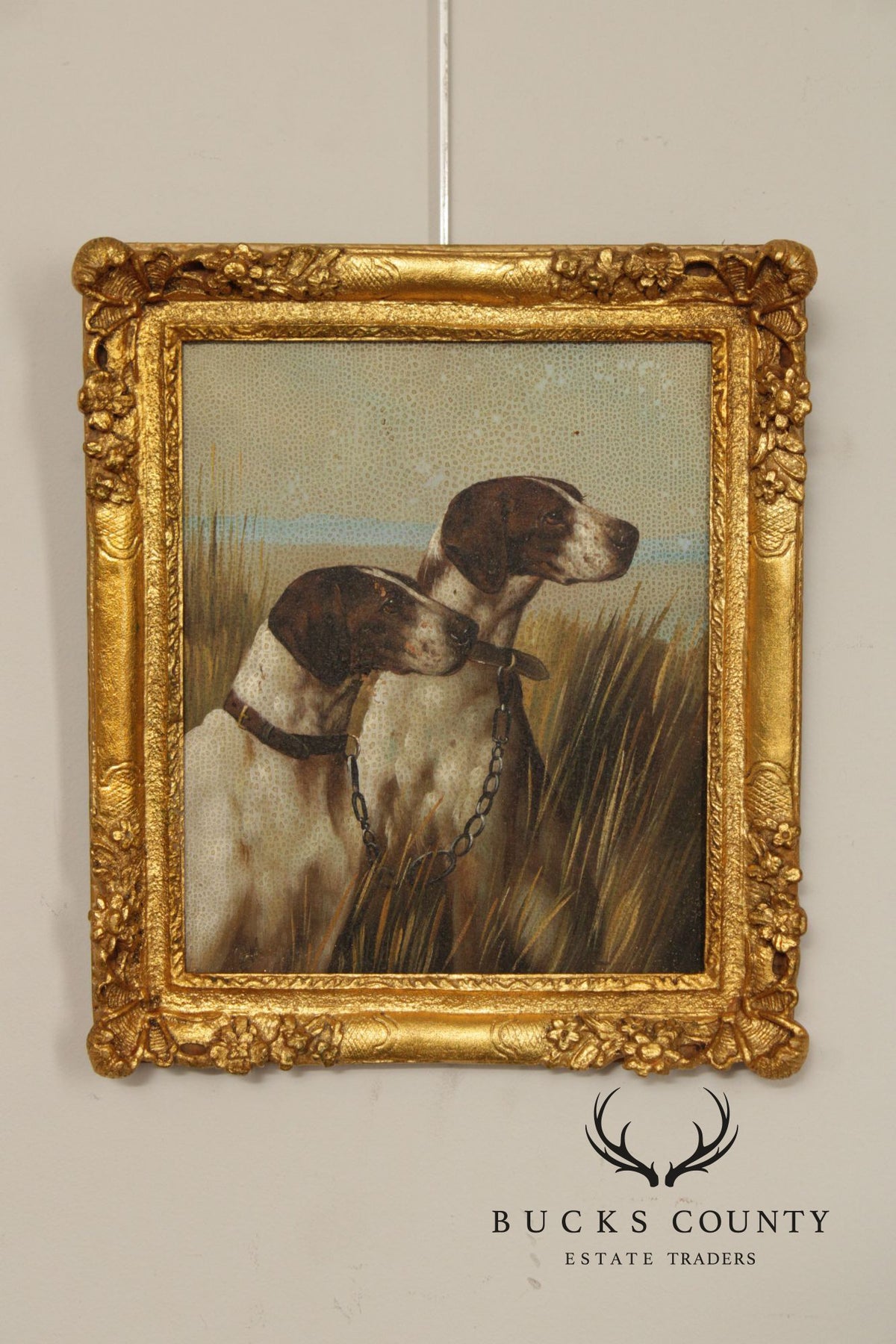 Chelsea House Decorative Framed Painting, 'Pointers'