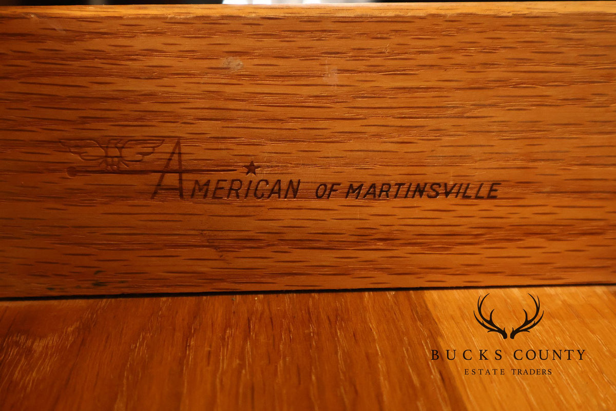 Merton Gershun For American Of Martinsville Mid Century Modern Walnut Lowboy Dresser