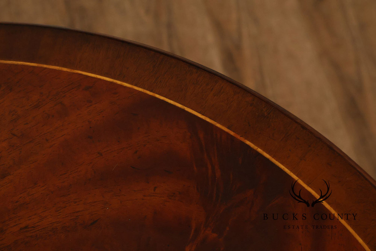 Jonathan Charles Buckingham Collection Empire Style Mahogany Lamp Table