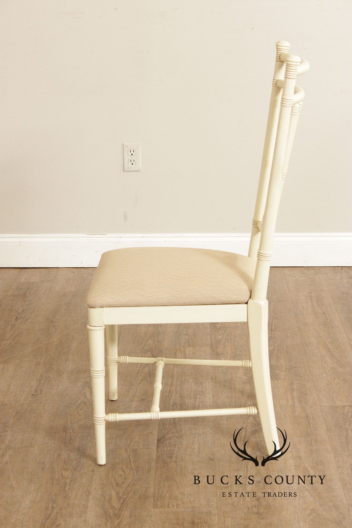 Drexel Heritage Vintage Faux Bamboo Side Chair