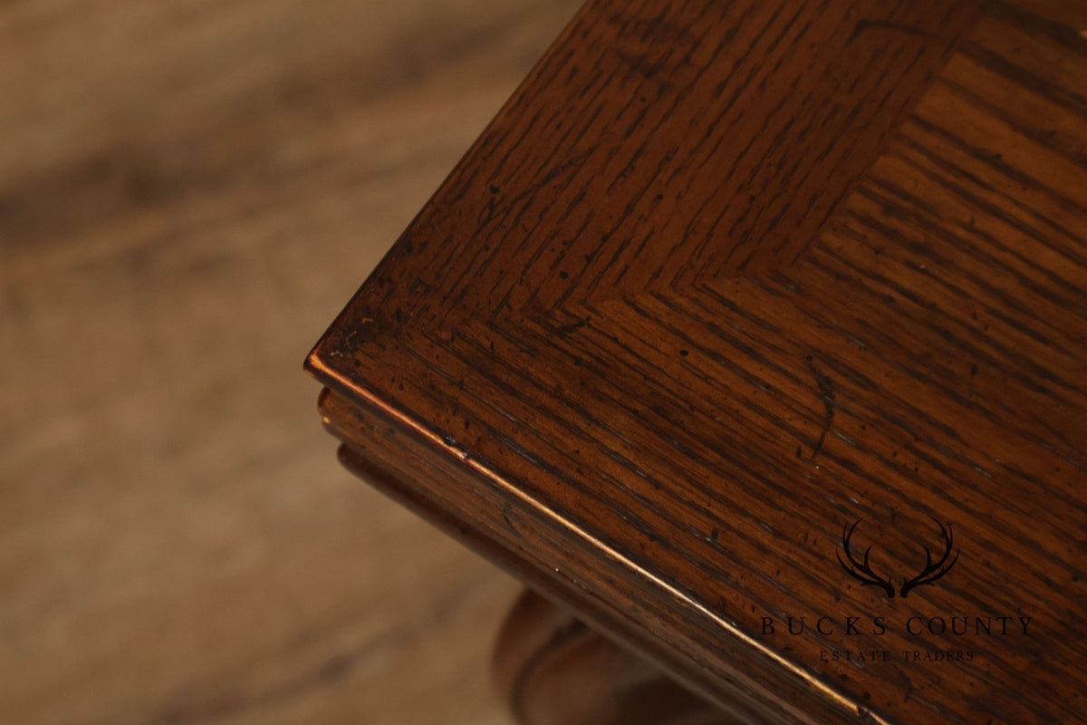 Henredon French Louis XV Style Oak Expanding Coffee Table