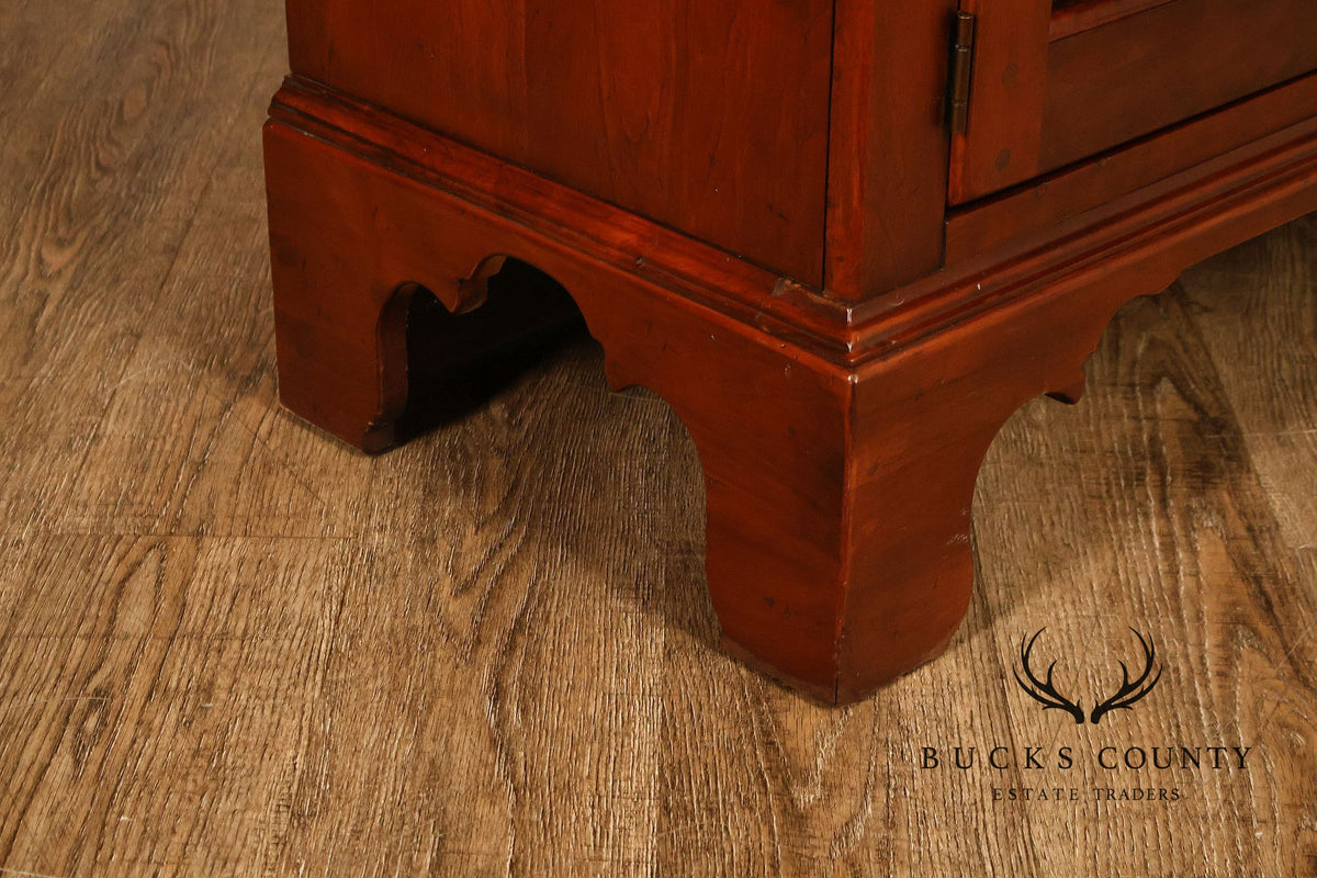 Bob Timberlake For Lexington Cherry Traditional Open Bookcase With Cabinet
