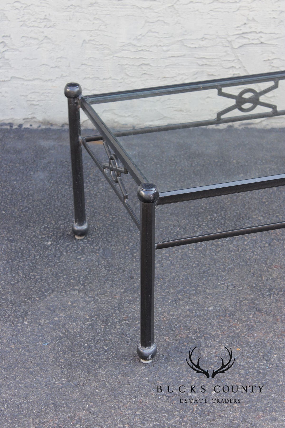 Woodard Delphi Cast Aluminum Glass Top coffee Table