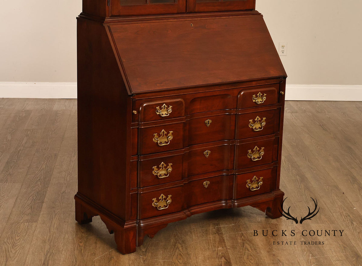 Pennsylvania House Chippendale Style Cherry Secretary Bookcase