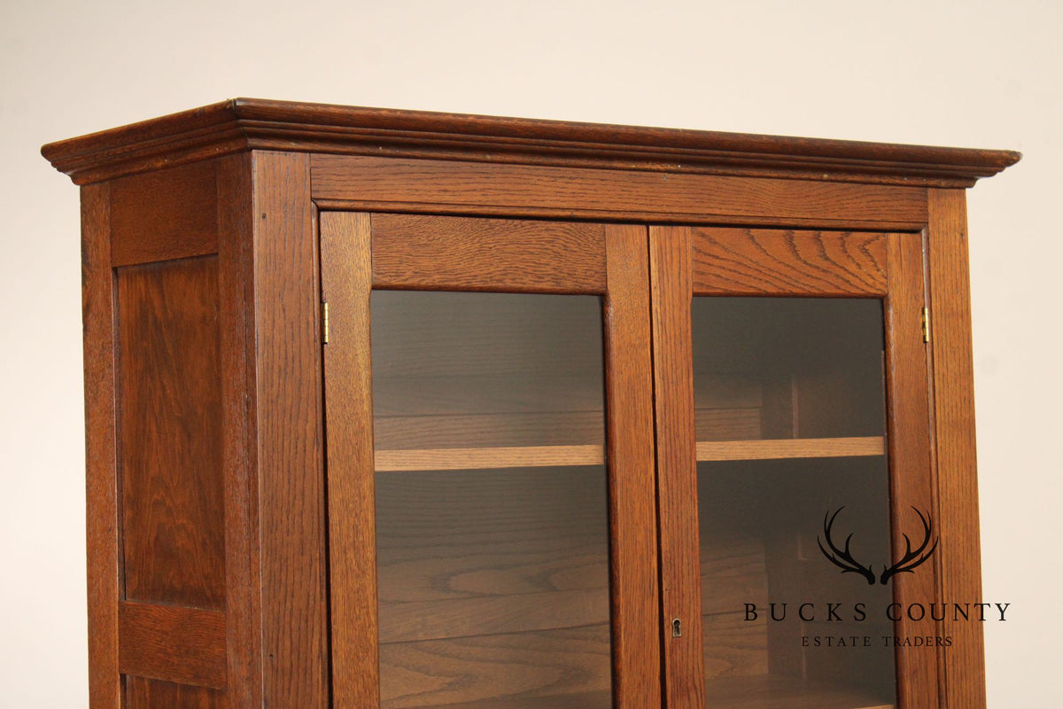 Vintage Oak Kitchen Flatwall Cabinet