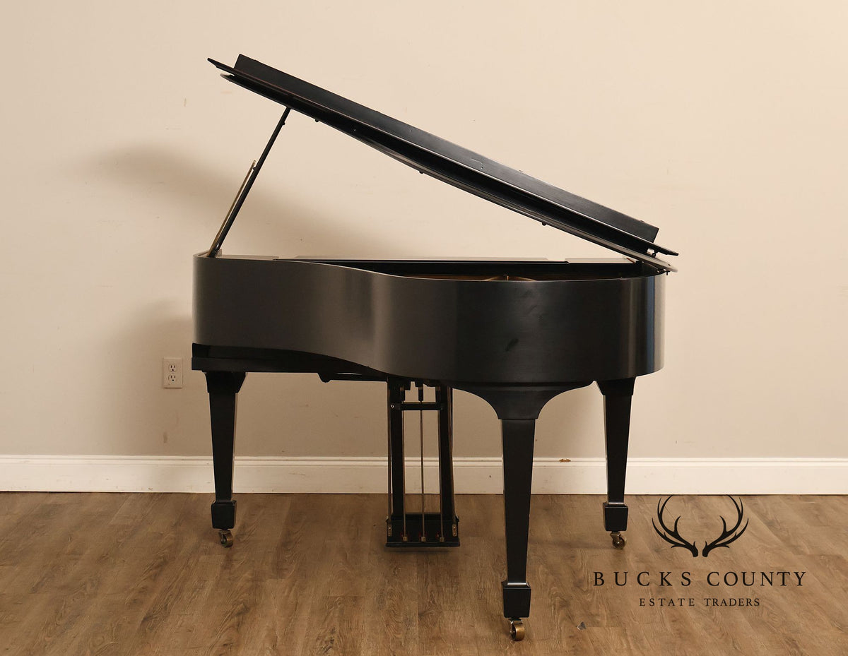 Kurtzman Ebonized Grand Piano And Duet Bench