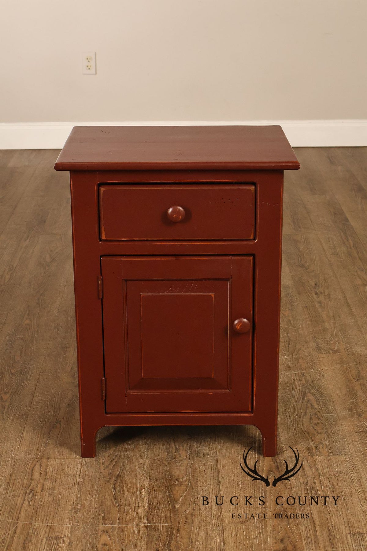 American Heritage Shaker Style Pair of Painted Nightstands