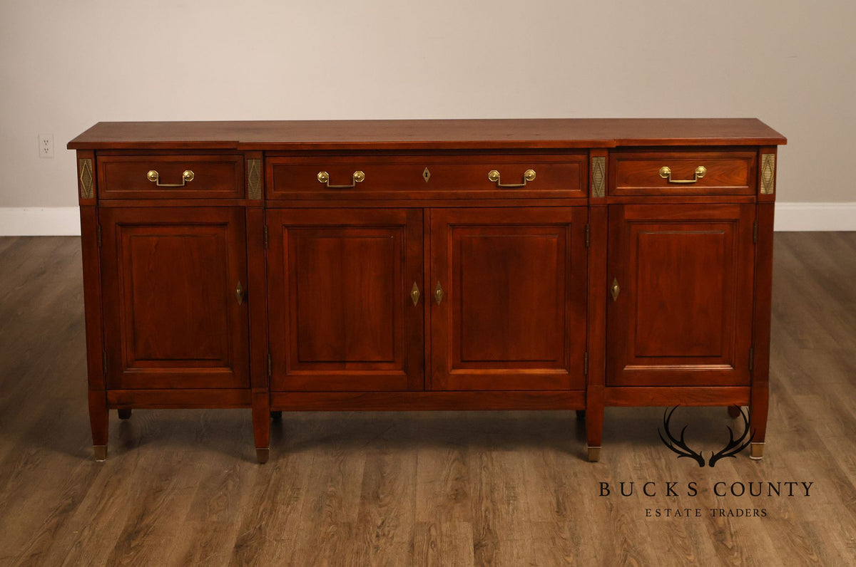 Stickley Directoire Style Cherry Four-Door Buffet Sideboard