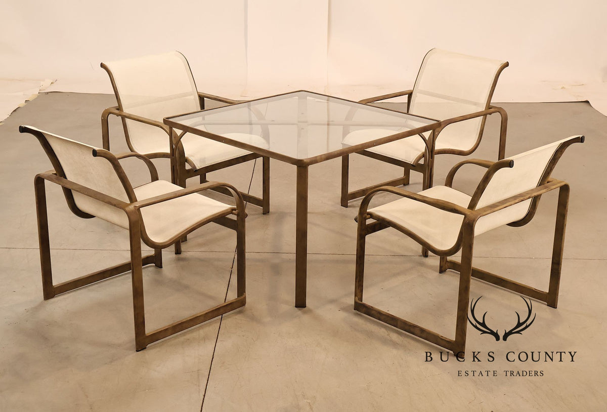 Brown Jordan Quantum Outdoor Patio Five-Piece Dining Set