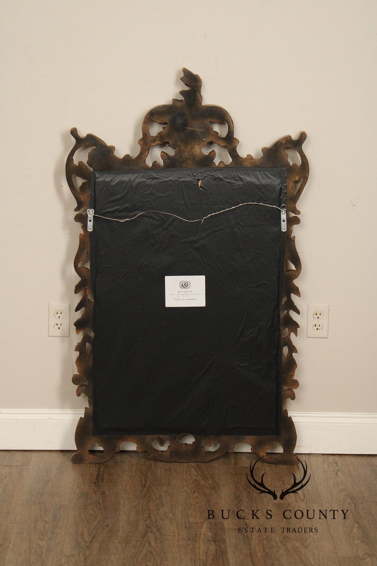 John Richard Rococo Style Gilt Carved Frame Wall Mirror