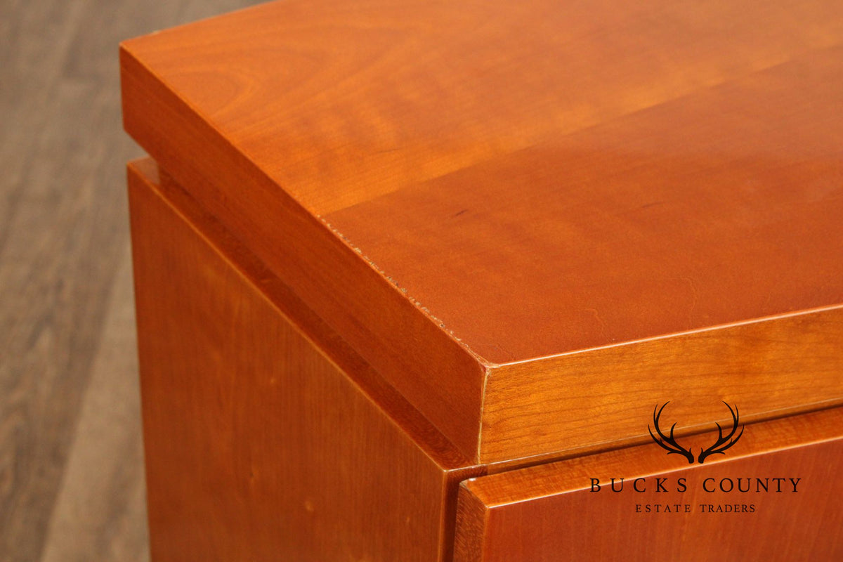Postmodern Custom Quality Cherry Credenza Sideboard