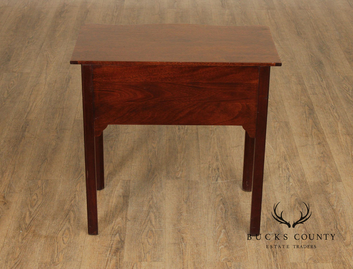 Chippendale Style Mahogany Lowboy Side Table Console