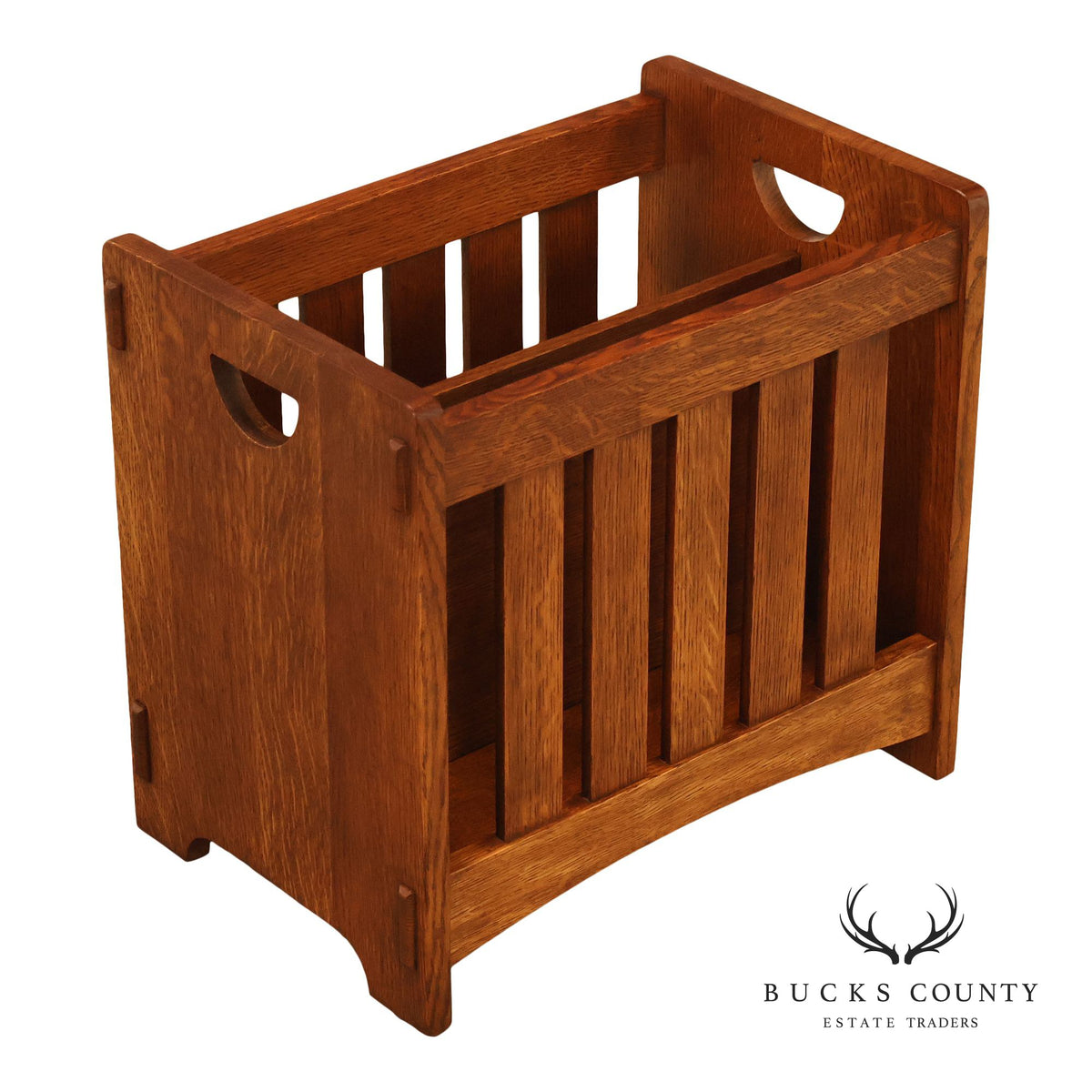 Stickley Mission Collection Oak Magazine Rack