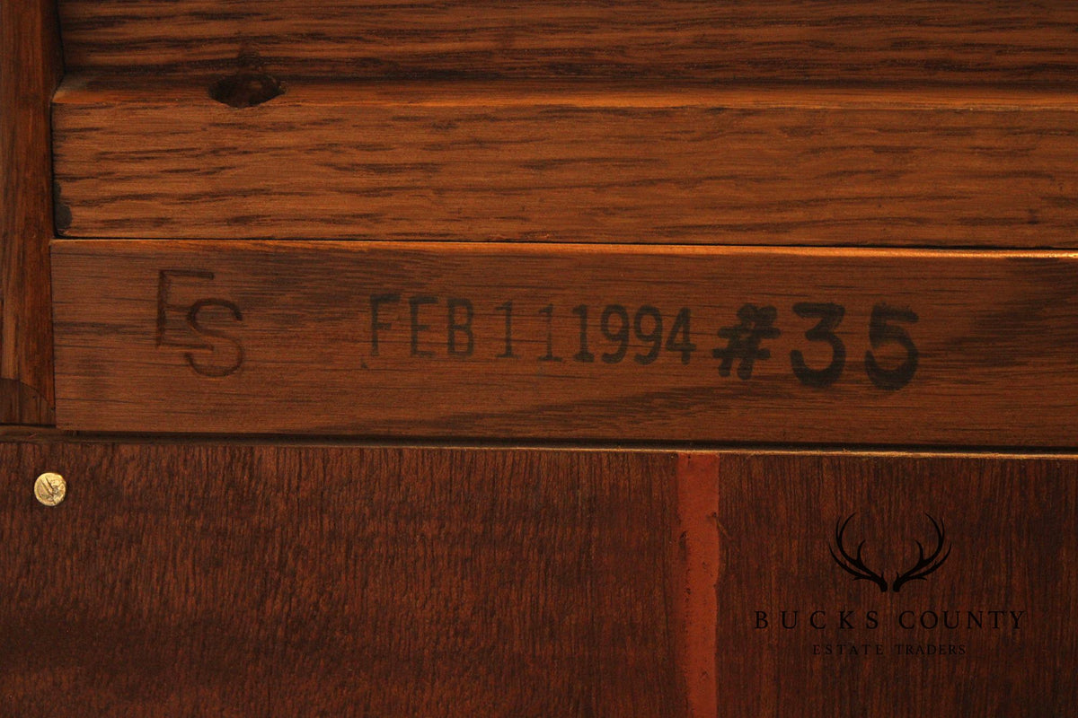 Stickley Mission Collection Oak Tall Chest Of Drawers