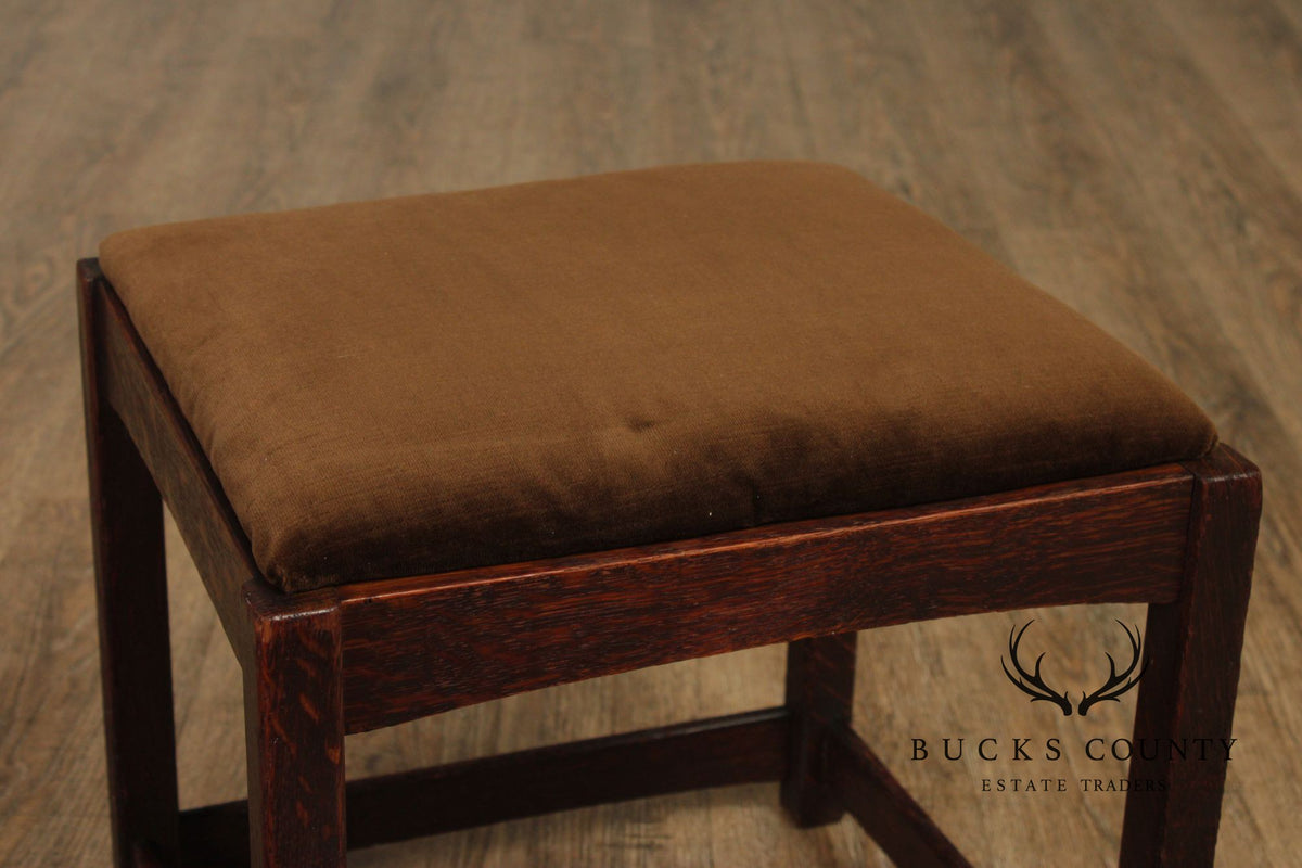 Grand Rapids Bookcase & Chair Co. Antique Mission Oak Stool