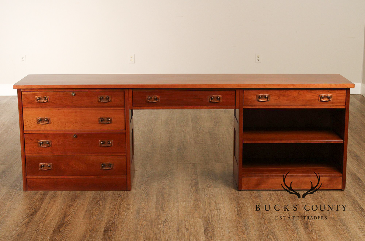 Stickley Mission Collection Cherry Credenza Desk