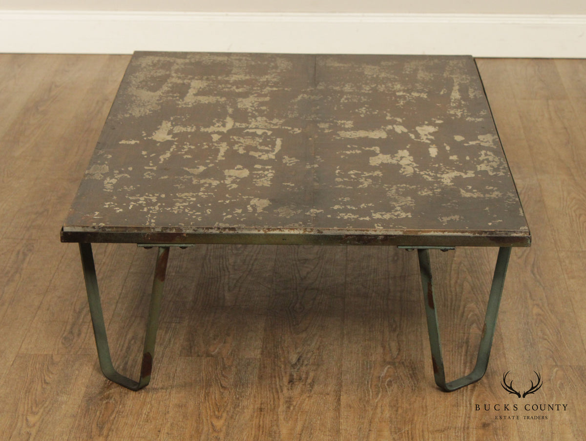 Industrial Style Reclaimed Wood Coffee Table