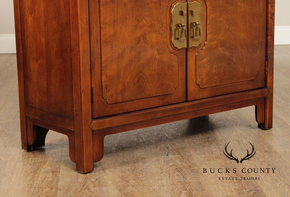 Henredon 'Folio 16' Asian Inspired Display Cabinet