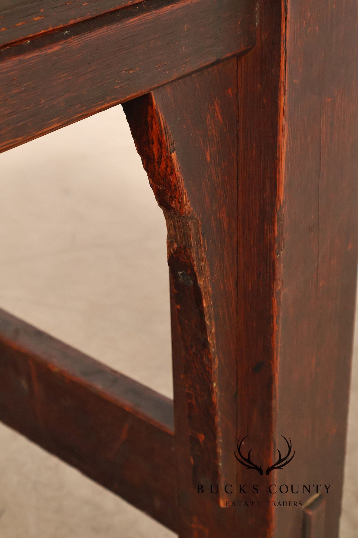 Early Gustav Stickley No. 460 Oak Library Table With Rare Hardware
