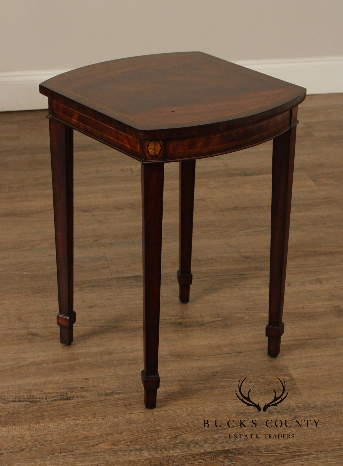 Maitland Smith Federal Style Pair of Mahogany Nesting Tables