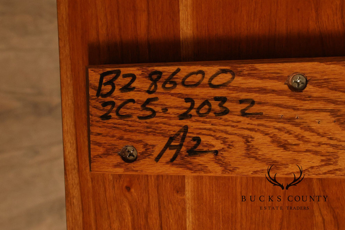 Custom Quality Solid Cherry Queen Size Poster Bed