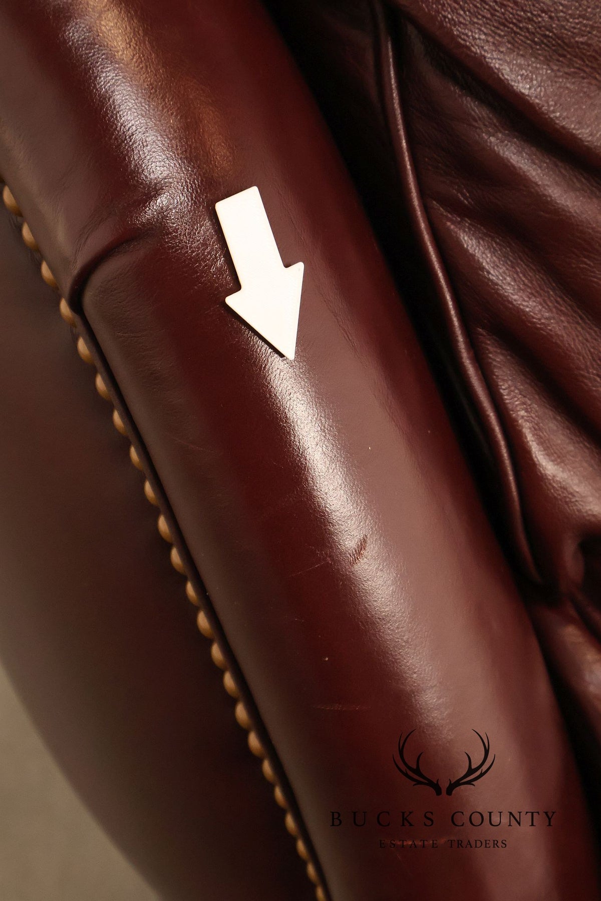 Hancock & Moore Austin High Back Leather Sofa