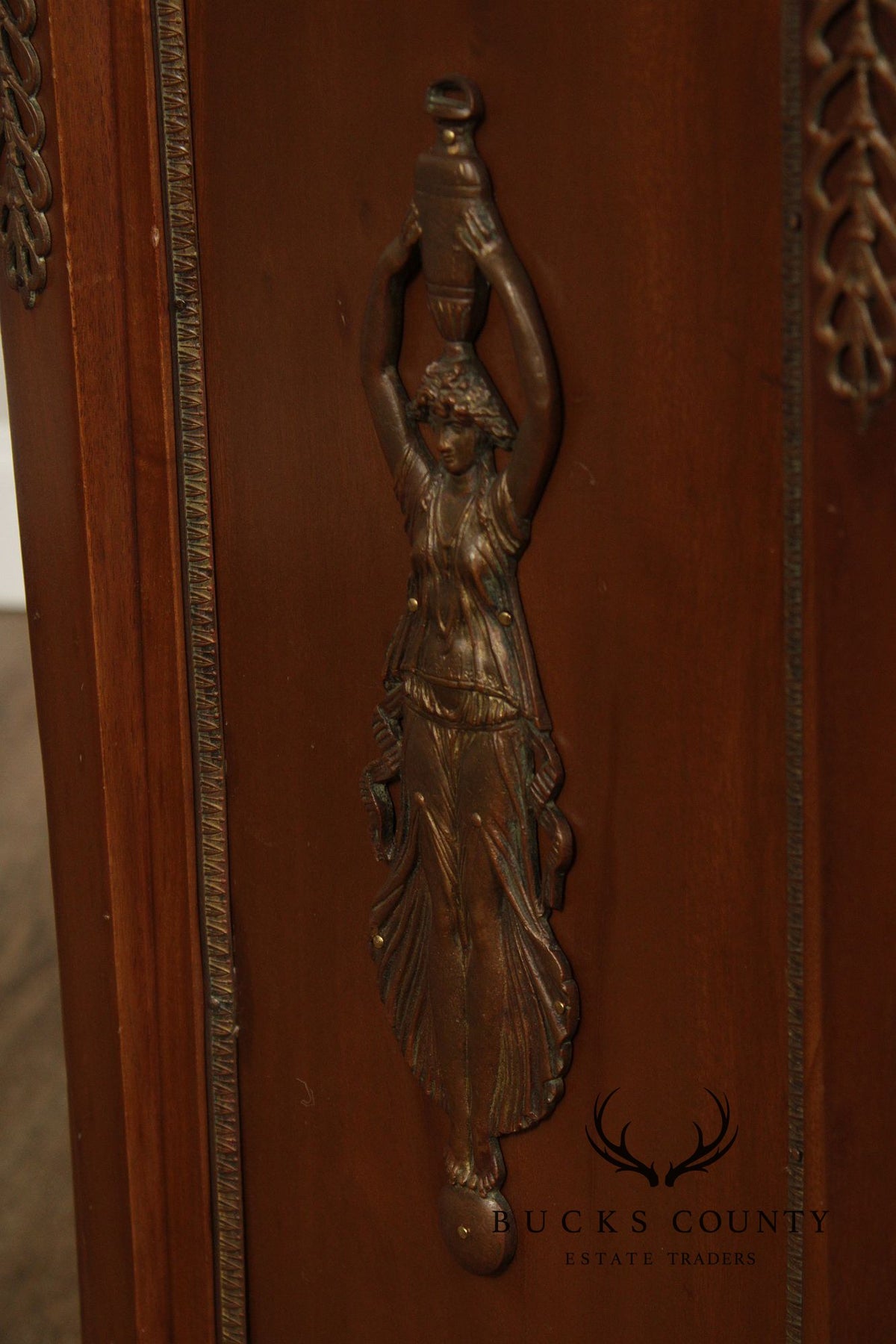 Antique French Marble Top Neoclassical Style Pedestal