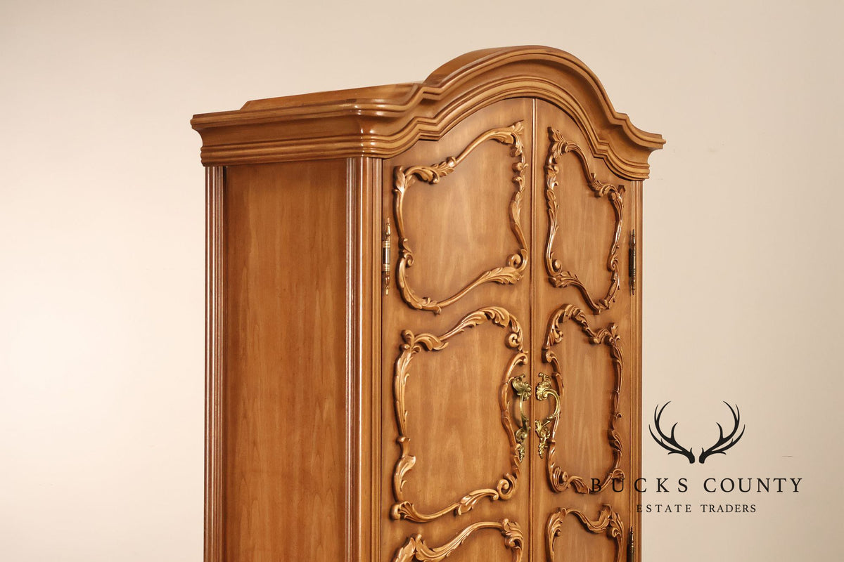 French Rococo Style Bombe Armoire Chest