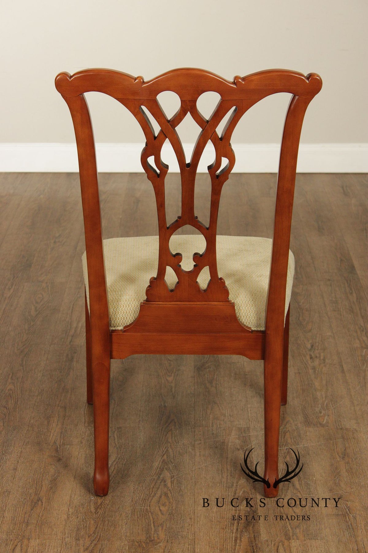 Harden Chippendale Style Set of Six Cherry Dining Chairs