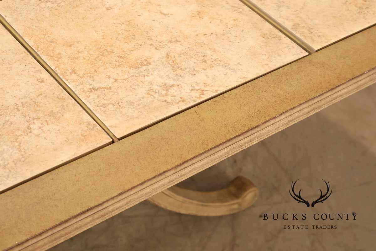 Woodard 'Landgrave' Outdoor Patio Tile-Top Dining Table