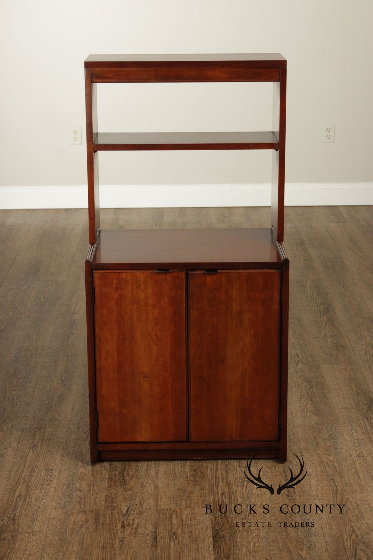 Mid Century Modern Pair of Stacking Bookcases
