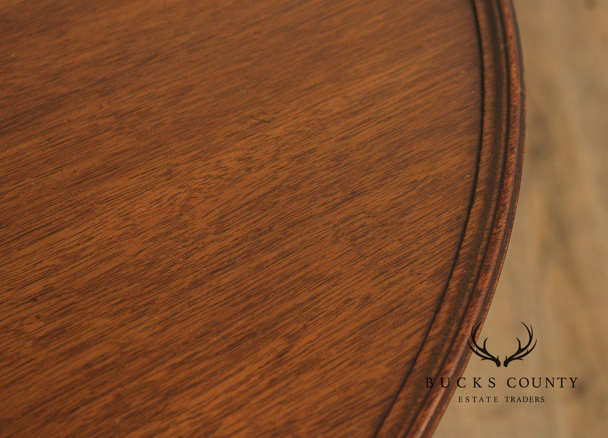 Kittinger Colonial Williamsburg Mahogany Tilt Top Tea Table