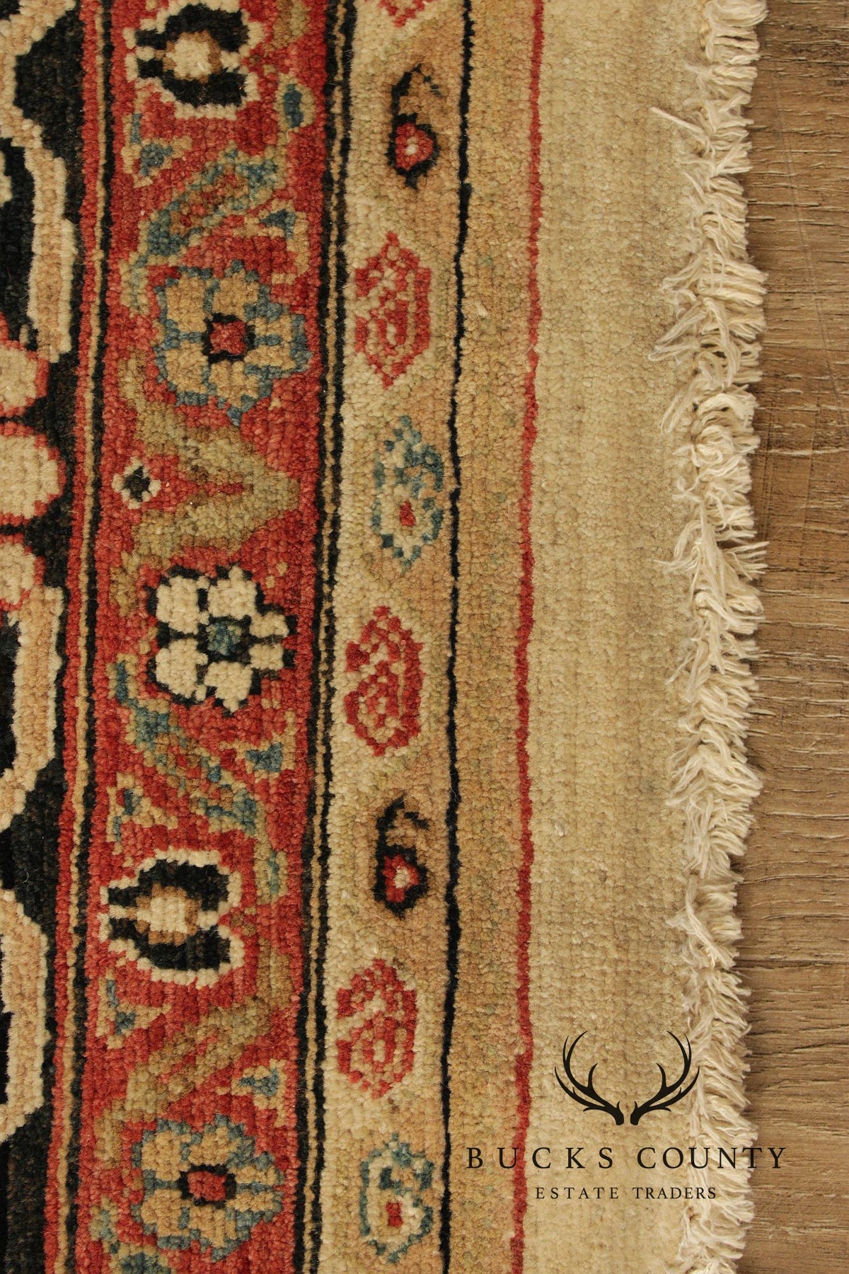 Peshawar Farahan Design Hand-Knotted Wool Area Rug – 6’ x 10’