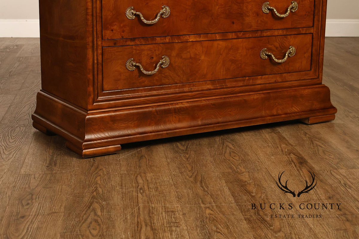 Henredon 'Charles X' Pair of Marble Top Chests