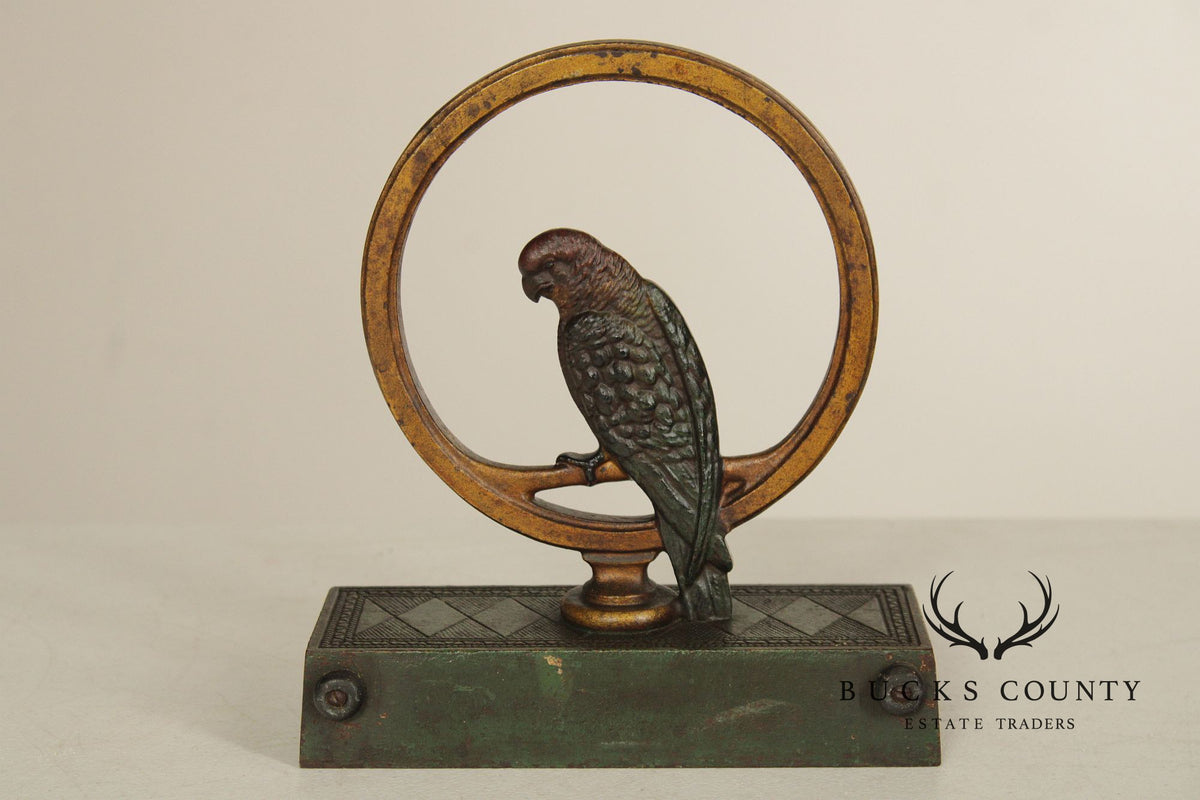 Bradley & Hubbard Art Deco Cast Iron Door Stop