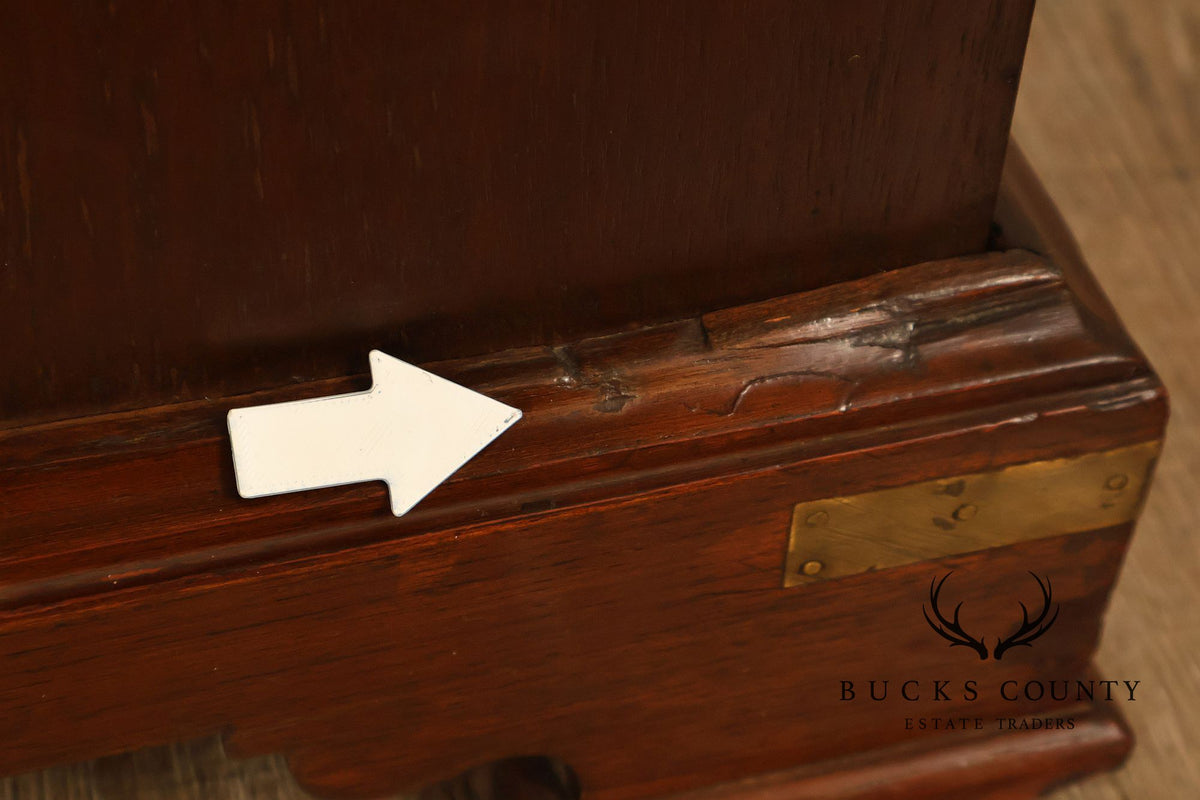 Campaign Style Mahogany Low chest