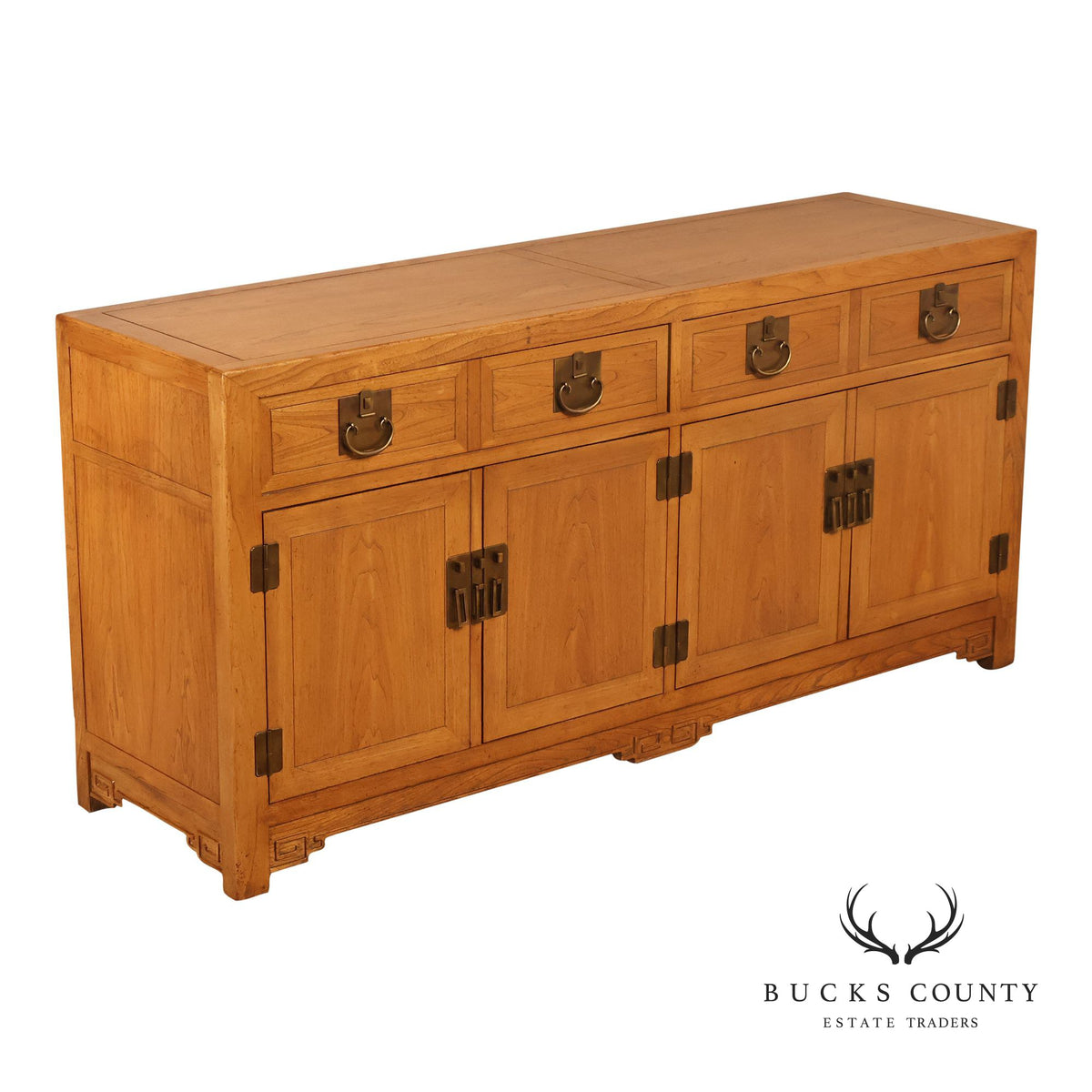 Baker Asian Style Hardwood Buffet Sideboard