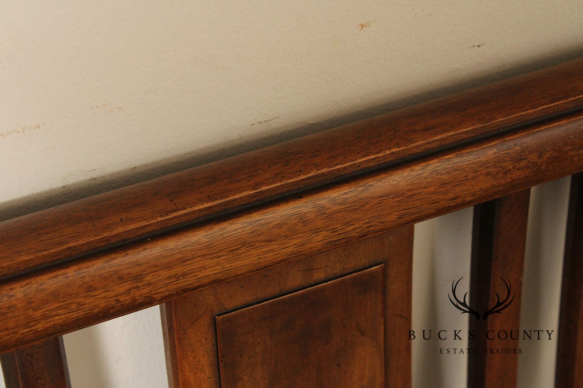 Heritage Mid Century Modern Walnut King Headboard