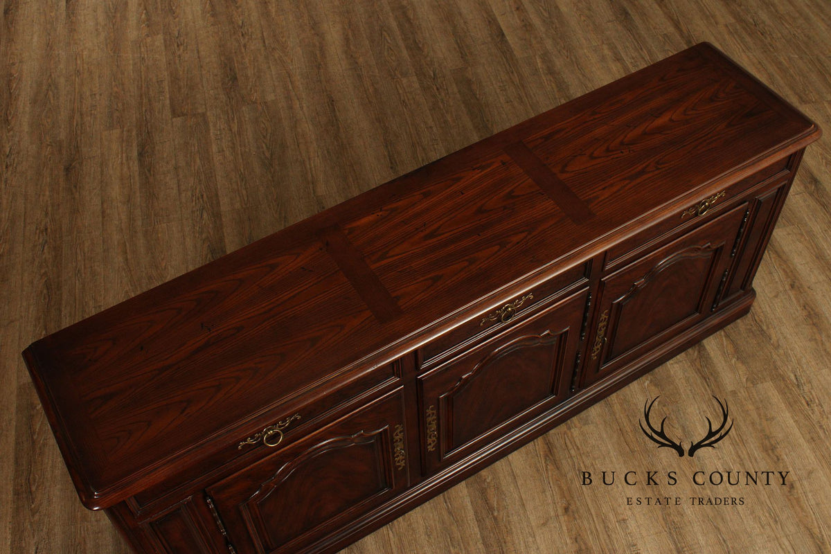 Henredon Four Centuries French Country Oak Buffet Sideboard