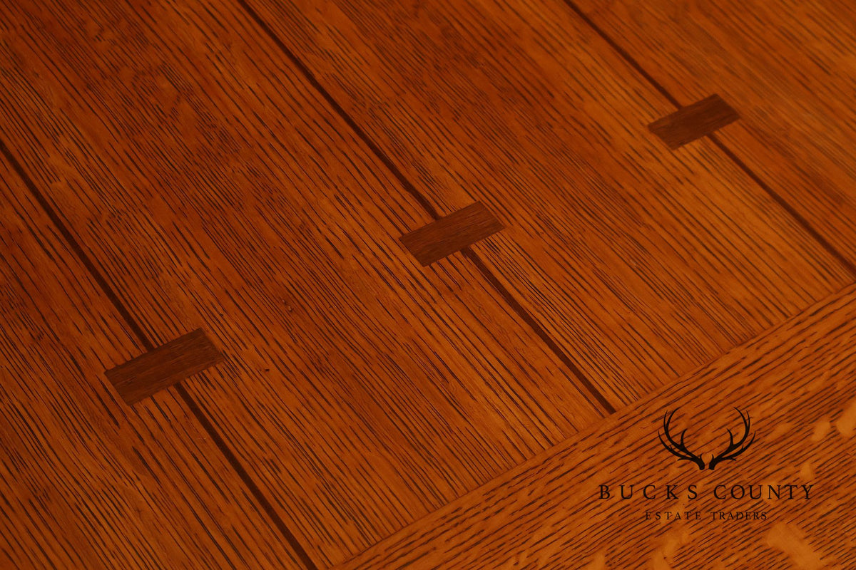 Mission Style Oak Two-Tier Coffee Table