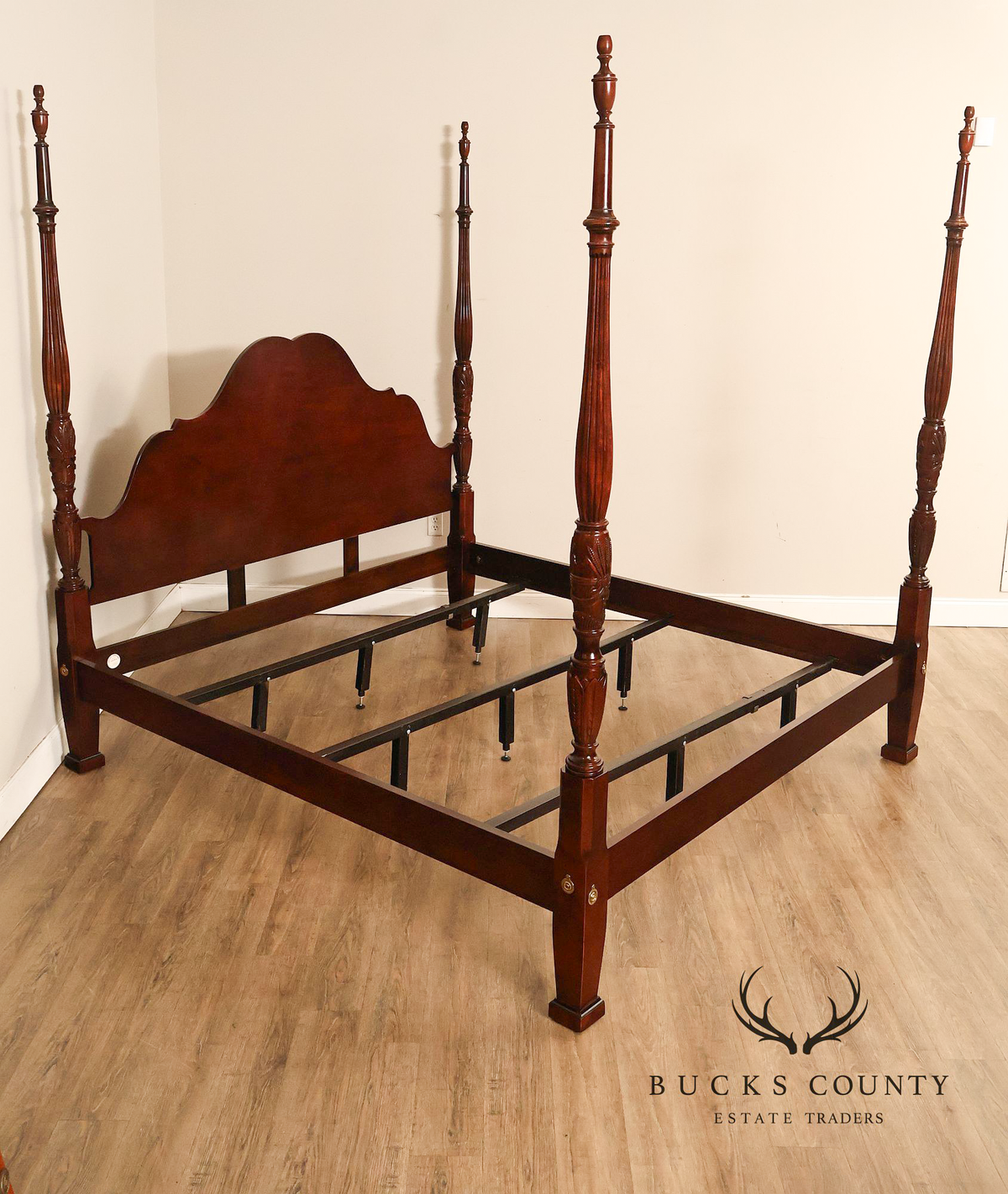 Century Furniture King Size Cherry Poster Bed