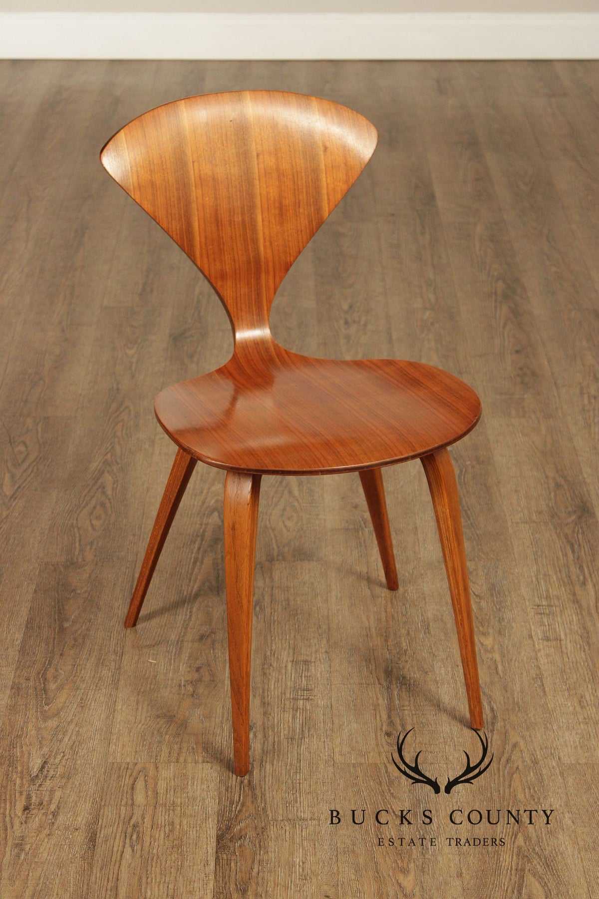 Norman Cherner Mid Century Modern Set of Five Hourglass Side Chairs