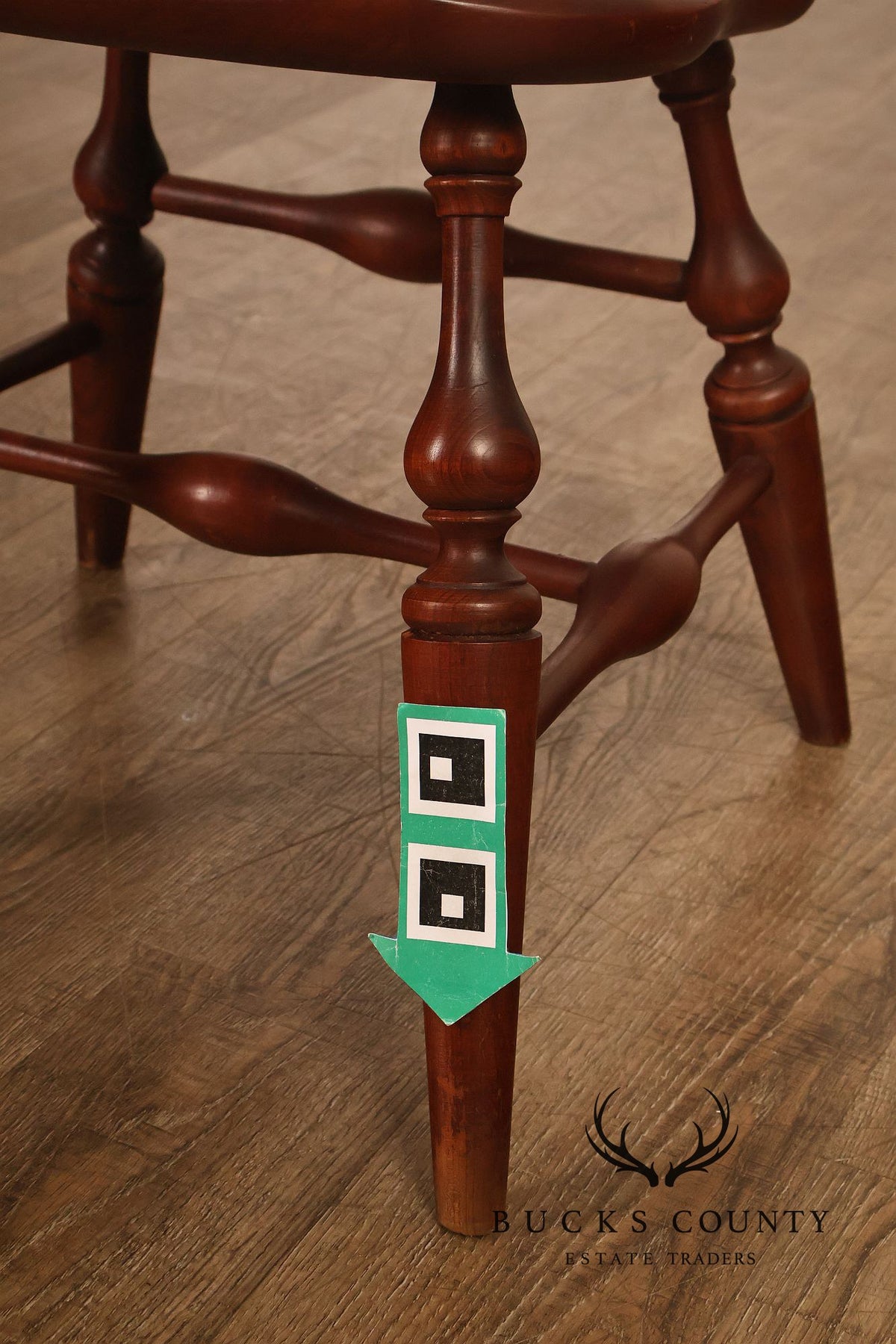 Knob Creek Set Of Three Windsor Fan Back Dining Chairs
