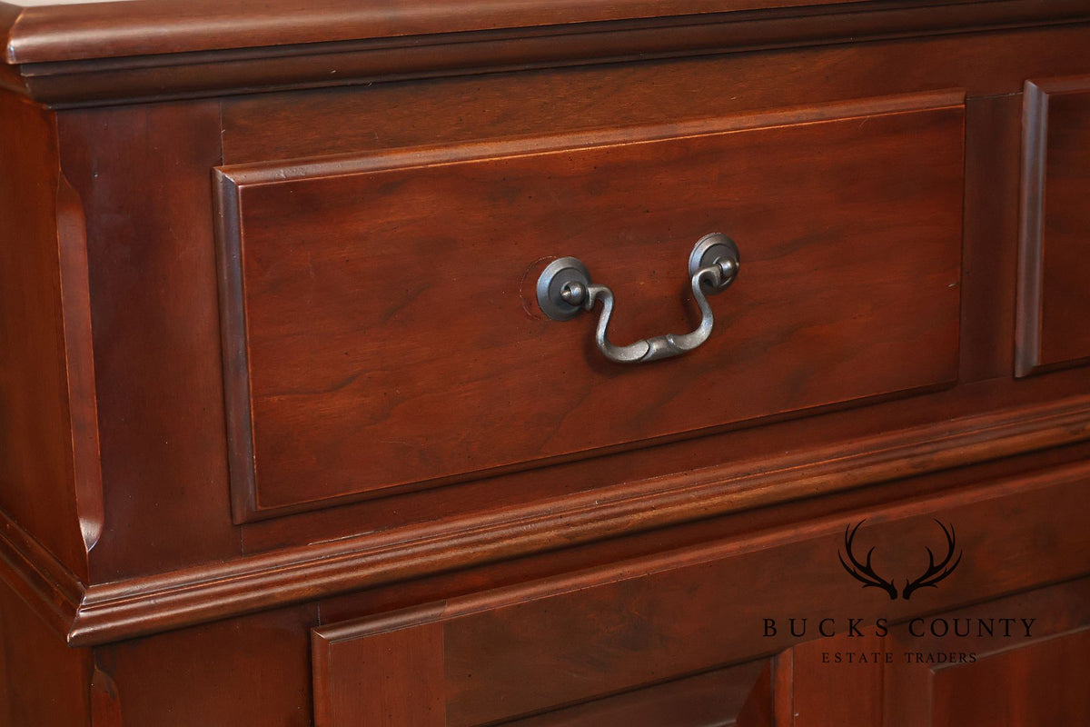 Hitchcock Colonial Style Cherry Three-Drawer Server