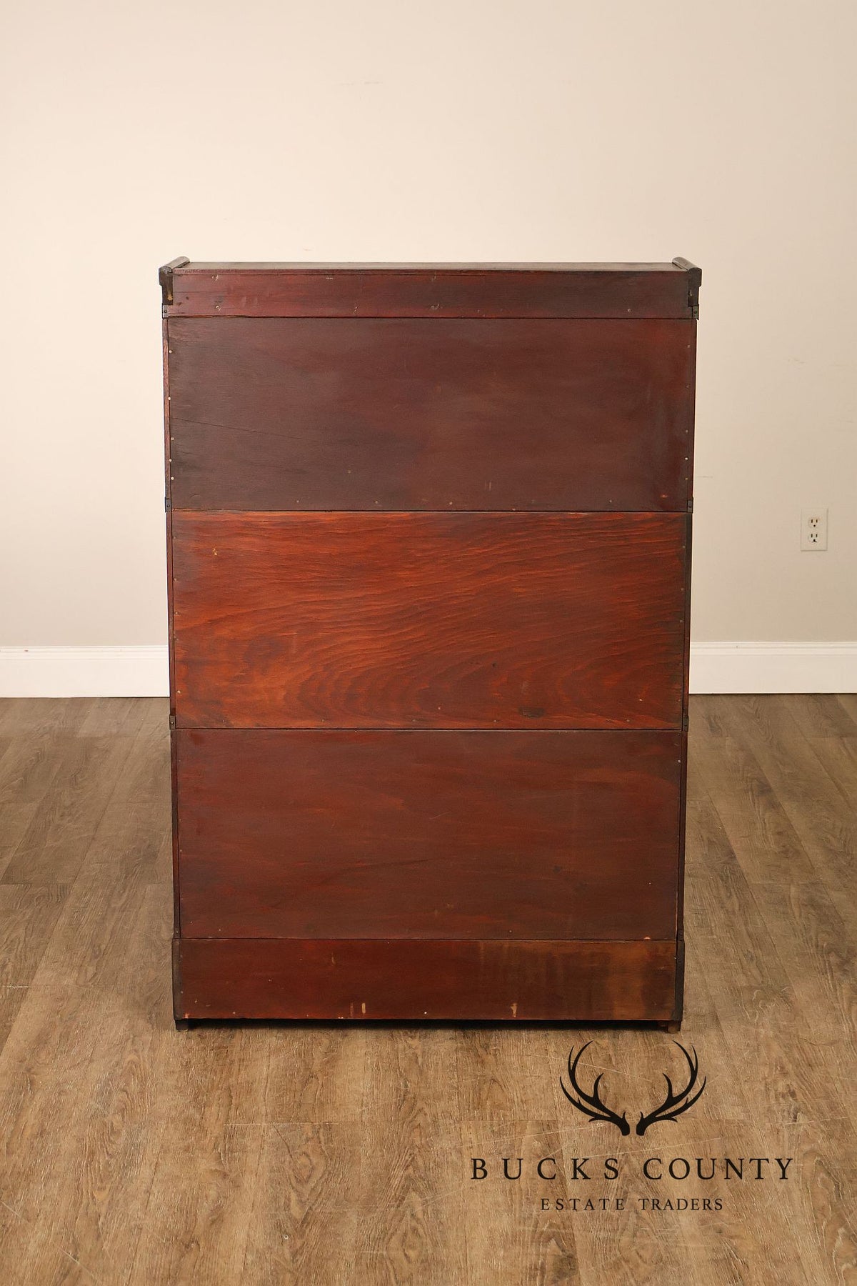 Globe Wernicke Pair of Mahogany Three Section Barrister Bookcases