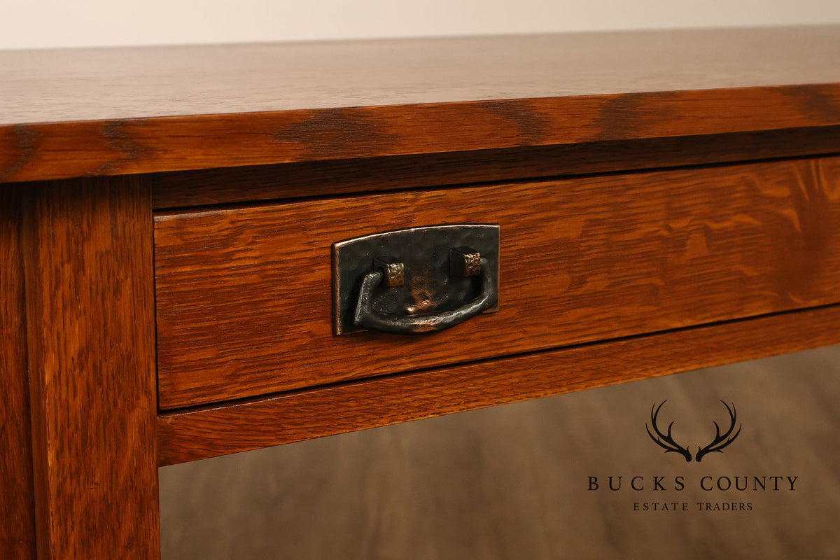 Stickley Mission Collection Oak Sofa Table